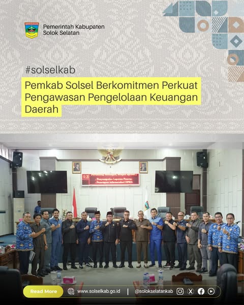 Pemkab Solsel Berkomitmen Perkuat Pengawasan Pengelolaan Keuangan Daerah