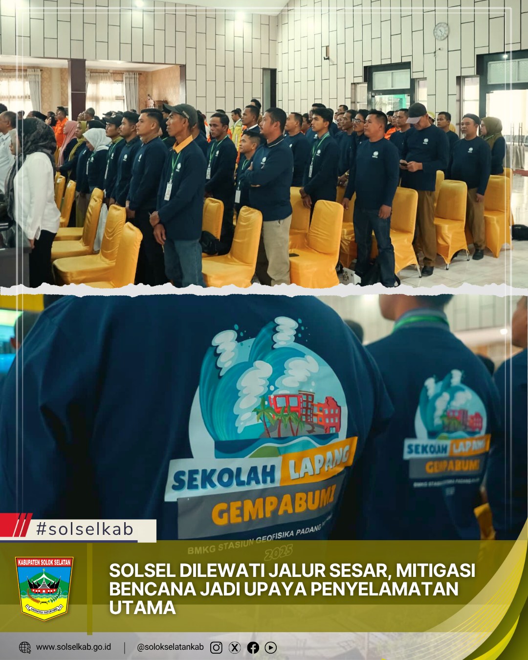Solsel Dilewati Jalur Sesar, Mitigasi Bencana Jadi Upaya Penyelamatan Utama