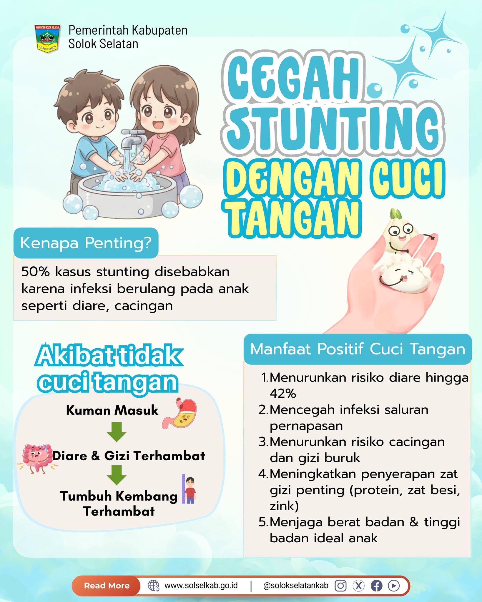 Cegah Stunting dengan Cuci Tangan Pakai Sabun (CTPS)