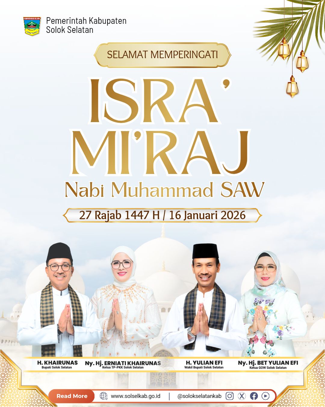 Isra' Mi'raj Nabi Besar Muhammad SAW